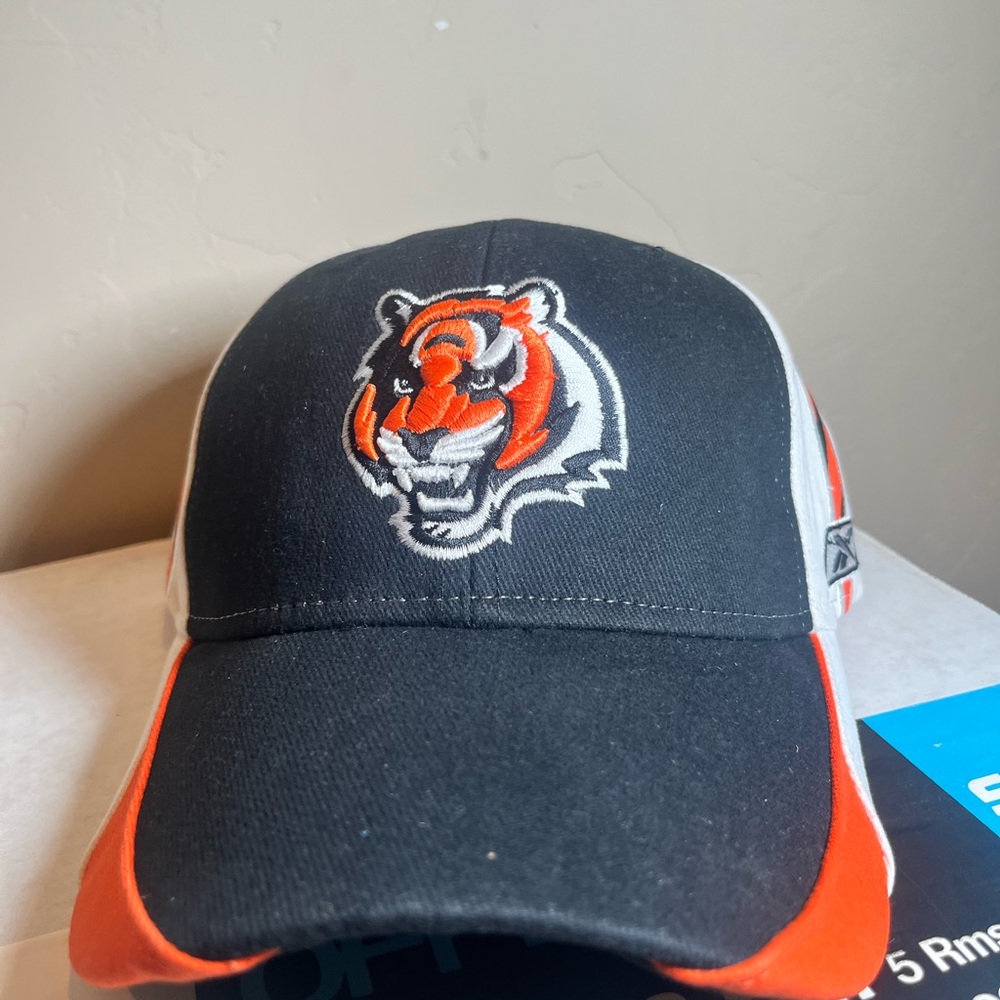 Black and Orange Tiger Logo Cap
